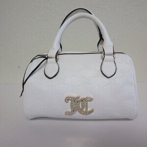 JUICY COUTURE White Tote or Shoulder bag Small Coin purse New